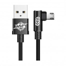 Baseus MVP Elbow Type Cable USB For Micro 2A 1M Black (CAMMVP-A01)
