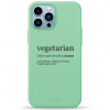 Pump Silicone Minimalistic Case for iPhone 13 Pro Max Vegetarian Wiki (PMSLMN13PROMAX-4/253) - зображення 1