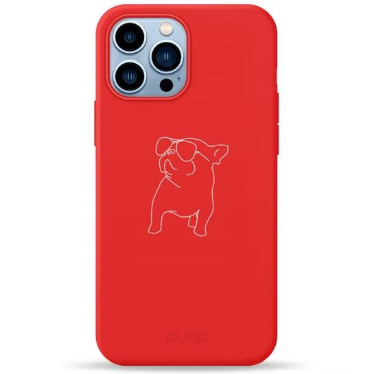 Pump Silicone Minimalistic Case for iPhone 13 Pro Max Pug With (PMSLMN13PROMAX-1/233) - зображення 1