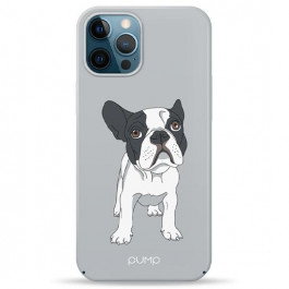 Pump Tender Touch Case for iPhone 12 Pro Max Bulldog on Gray (PMTT12(6.7)-1/107G)