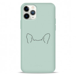 Pump Silicone Minimalistic Case for iPhone 11 Pro Dog Ears (PMSLMN11PRO-1/242)