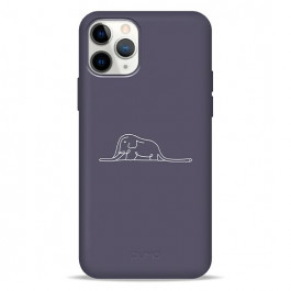 Pump Silicone Minimalistic Case for iPhone 11 Pro Elephant In A Boa (PMSLMN11PRO-1/244)