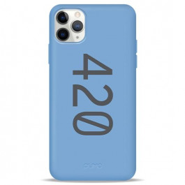 Pump Silicone Minimalistic Case for iPhone 11 Pro Max 420 Grey (PMSLMN11PROMAX-6/2462)