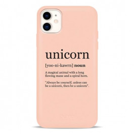 Pump Silicone Minimalistic Case for iPhone 11 Unicorn Wiki (PMSLMN11-2/252)