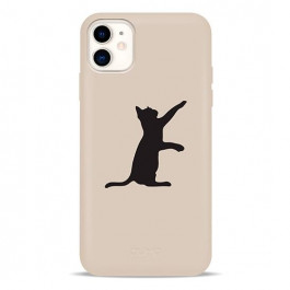 Pump Silicone Minimalistic Case for iPhone 11 Gogol The Cat (PMSLMN11-1/243)