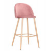 Art Metal Furniture Bellini бук/pink velvet (545884) - зображення 1