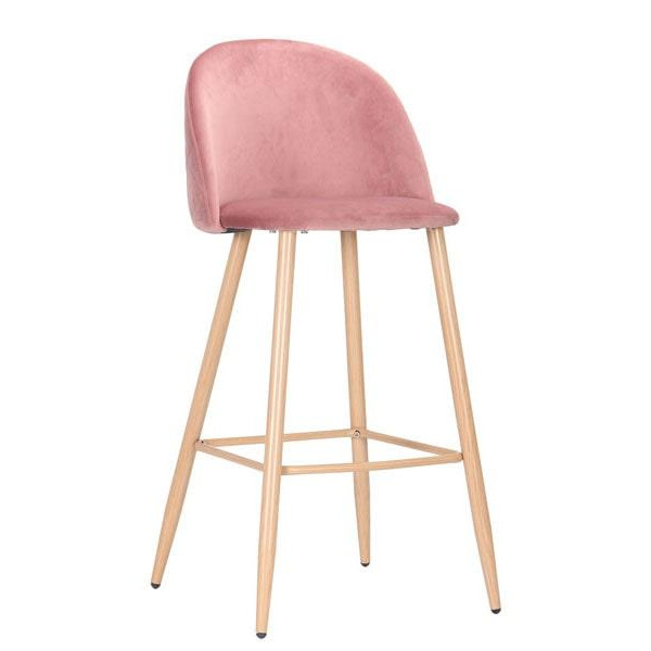 Art Metal Furniture Bellini бук/pink velvet (545884) - зображення 1