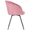 Art Metal Furniture Sacramento черный/велюр розовый антик (546795) - зображення 4