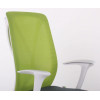 Art Metal Furniture Nickel White сиденье Нест-08 серая/спинка Сетка SL-06 салатовая (377223) - зображення 8