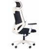 Art Metal Furniture Lead White HR сиденье Нест-01 черная/спинка Сетка HY-100 черная (297927) - зображення 5