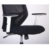 Art Metal Furniture Lead White HR сиденье Нест-01 черная/спинка Сетка HY-100 черная (297927) - зображення 8