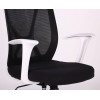 Art Metal Furniture Nickel White сиденье Сидней 07/спинка Сетка SL-00 черная (297164) - зображення 9