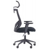 Art Metal Furniture Lead Black HR сиденье Нест-01 черная/спинка Сетка SL-00 черная (297895) - зображення 3