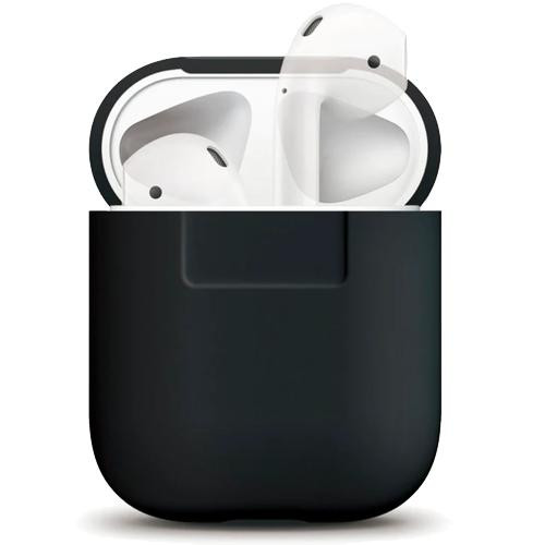 Elago Чехол  Silicone Case Black for Airpods (EAPSC-BK) - зображення 1