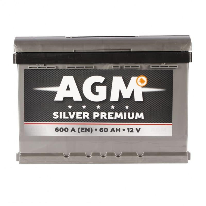  AGM 6СТ-60 Аз Silver Premium - зображення 1