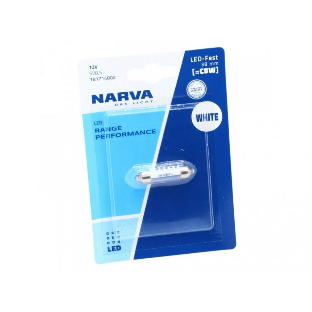 NARVA C5W Range Performance LED SV8,5 0,6 W 181714000 - зображення 1