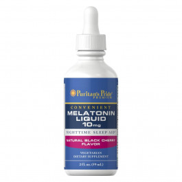 Puritan's Pride Melatonin 10 mg Liquid, 59 мл Черешня
