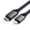 Satechi USB Type-C - Lightning 1.8 m Space Gray (ST-TCL18M) - зображення 2