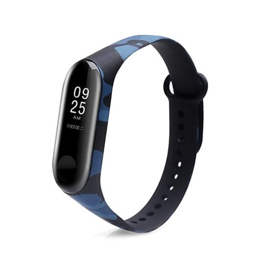 Xiaomi Ремінець для браслета Xiaomi Mi Band 3/4 Military Navy Blue - зображення 1