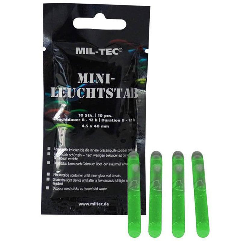 Mil-Tec Lightstick Mini 10шт Green (14931501) - зображення 1