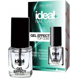 Ingrid Cosmetics Покрытие с эффектом гелевых ногтей  Gel Effect Top Coat 7 мл (5901468921348)