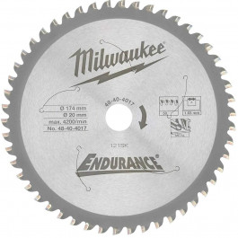 MILWAUKEE по металлу (174x20 мм; Z50) 48404017