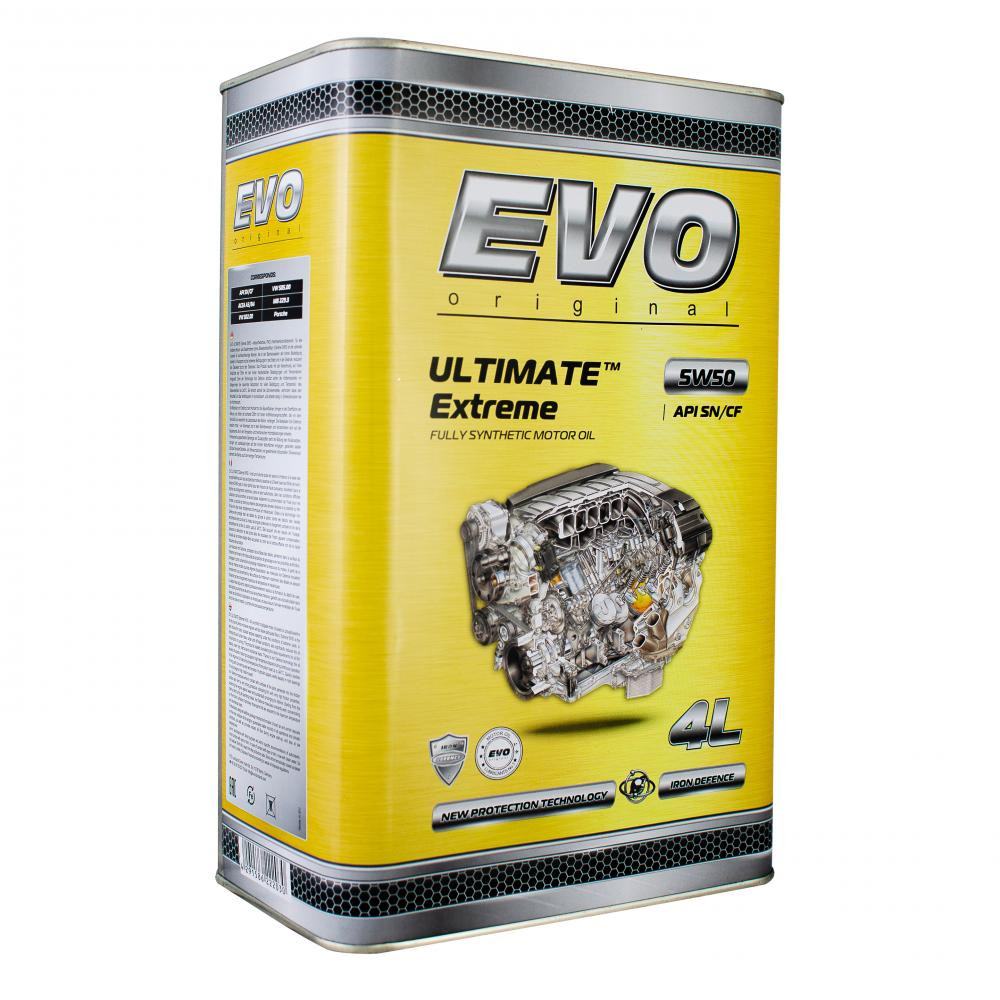 EVO lubricants EVO ULTIMATE Extreme 5W-50 4л - зображення 1