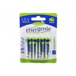 EnerGenie AA bat Alkaline 4шт (EG-LR6-4BL/4)