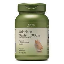 GNC Herbal Plus Odorless Garlic 1000 mg 100 таблеток
