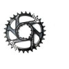 Velotrade Зірка-неспадайка до шатуна NW AL 34T GXP SRAM offset 6mm SNAIL чорний (SPR-062) - зображення 1