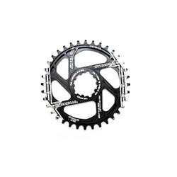 Velotrade Зірка-неспадайка до шатуна NW AL 38T GXP SRAM offset 1mm SNAIL чорний (SPR-064) - зображення 1