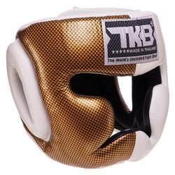 Top King Шолом боксерський із повним захистом Empower TKHGEM-02 / розмір M, білий/золотий