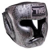 Top King Шолом боксерський з повним захистом Super Snake TKHGSS-02 / розмір M, чорний/срібний - зображення 1