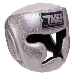 Top King Шолом боксерський з повним захистом Super Snake TKHGSS-02 / розмір S, білий/срібний - зображення 1