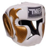 Top King Шолом боксерський з повним захистом Empower TKHGEM-01 / розмір S, білий/золотий - зображення 1