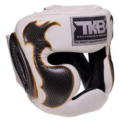 Top King Шолом боксерський з повним захистом Empower TKHGEM-01 / розмір M, білий/срібний