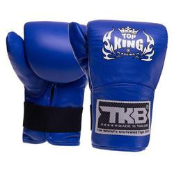 Top King Снарядні рукавички шкіряні Pro TKBMP-CT / розмір S, синій