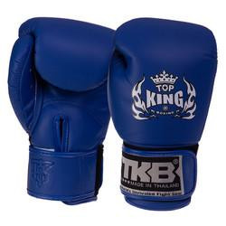 Top King Рукавички боксерські шкіряні дитячі TKBGKC / розмір S, синій