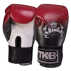 Top King Рукавички боксерські дитячі шкіряні Super Star TKBGKC-01 / розмір M, червоний