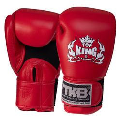 Top King Рукавички боксерські шкіряні Ultimate Air TKBGAV / розмір 18oz, червоний