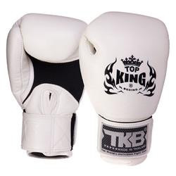 Top King Рукавички боксерські шкіряні Ultimate Air TKBGAV / розмір 12oz, білий