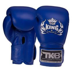 Top King Рукавички боксерські шкіряні Super TKBGSV / розмір 18oz, синій