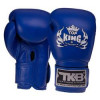 Top King Рукавички боксерські шкіряні Super TKBGSV / розмір 12oz, синій - зображення 1