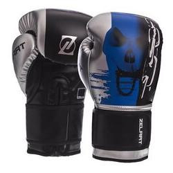 Zelart Перчатки боксерские BO-1315, 12oz, черный/синий
