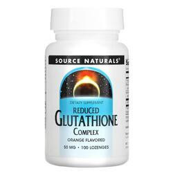 Source Naturals Naturals Reduced Glutathione Complex 100 таблеток апельсин
