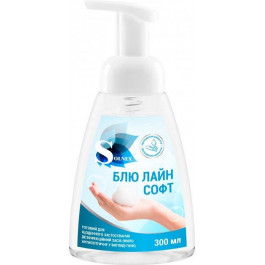 SOLNEX Дезінфікуючий засіб  Блю Лайн Софт для гігієнічного миття рук з піноутворювальною насадкою 300 мл (4