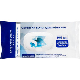 SOLNEX Дезінфікуючі серветки  Блю Лайн Ефект 108 шт (4820233090168)