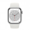 Apple Watch Series 8 GPS 41mm Silver Aluminum Case with White S. Band M/L (MP6M3) - зображення 2