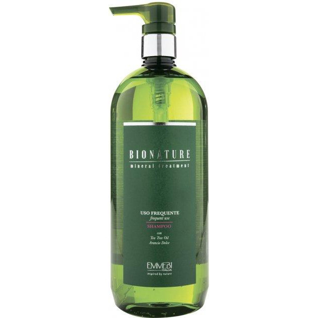 Emmebi Italia Шампунь для ежедневного применения  BioNature Shampoo Uso Frequente 1 л (8057158890207) - зображення 1