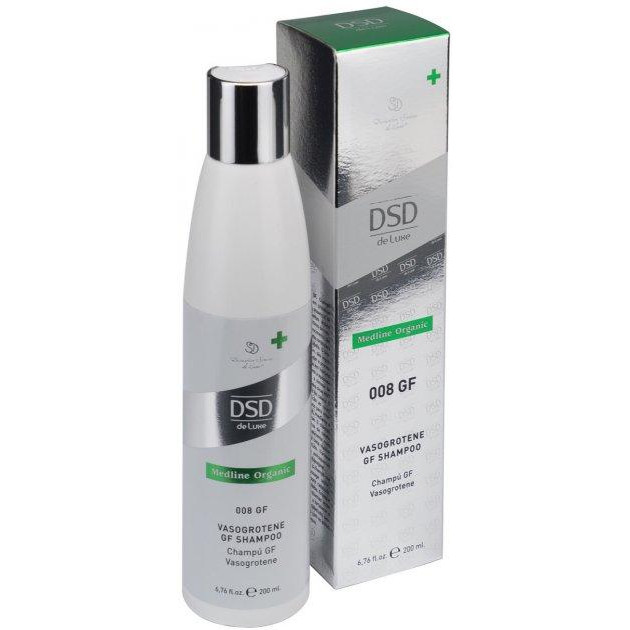 DSD de Luxe Шампунь  008 Medline Organic Vasogrotene Gf Shampoo для укрепления волос и улучшения их роста 200 мл - зображення 1